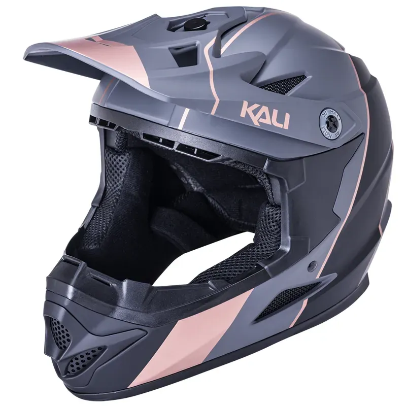 Kali Zoka Stripe Helmet in Black/Bronze