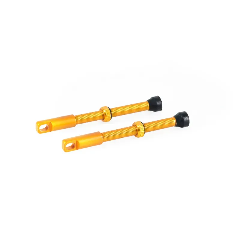 Oxford 80mm Tubeless Alloy Valve in Gold