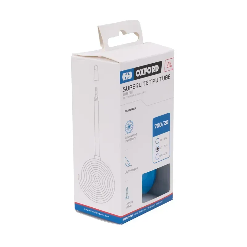 Oxford SuperLite TPU Presta Valve Inner Tube - 700x32-37c