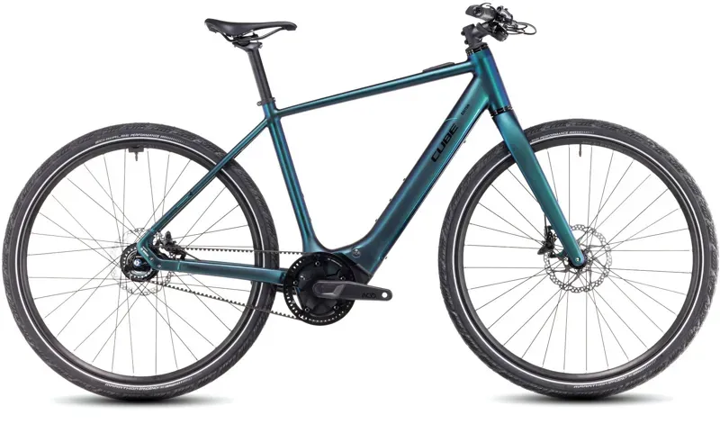 Cube Editor Hybrid Slt 400x Hybrid Bike In Goblin Glossy