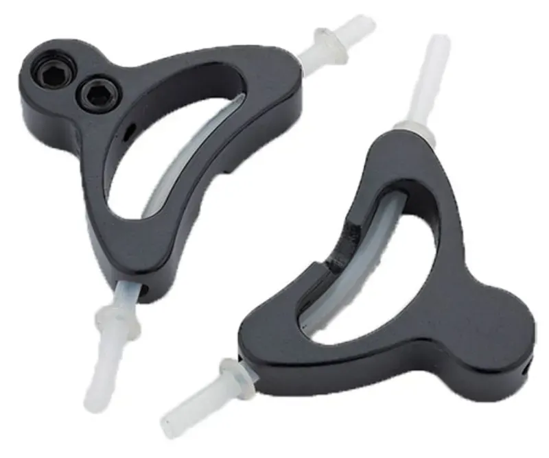 Jagwire Alloy Straddle Cable Carrier Pair in Black