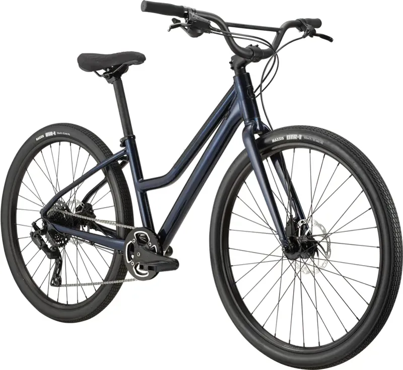 Cannondale Treadwell 2 Remixte Hybrid City Bike in Midnight Blue-7