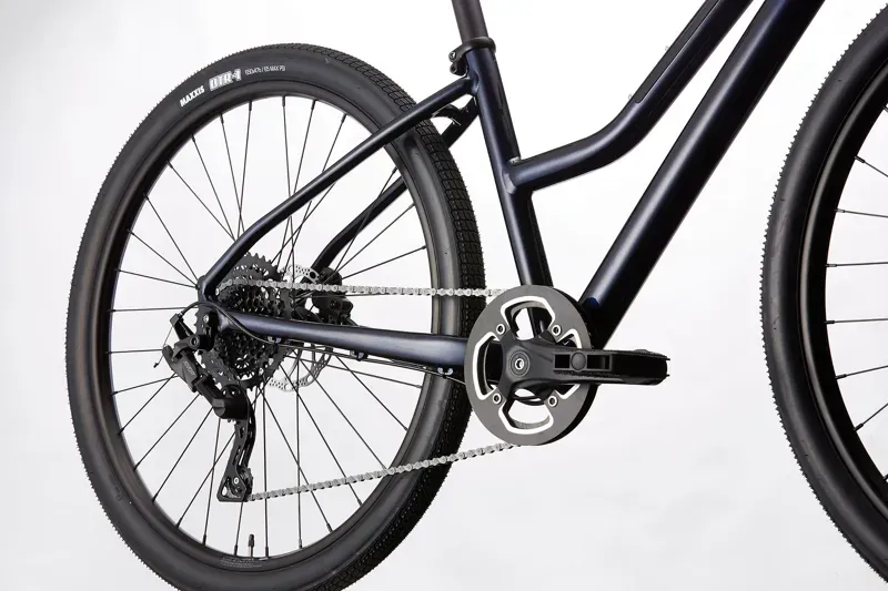Cannondale Treadwell 2 Remixte Hybrid City Bike in Midnight Blue-4