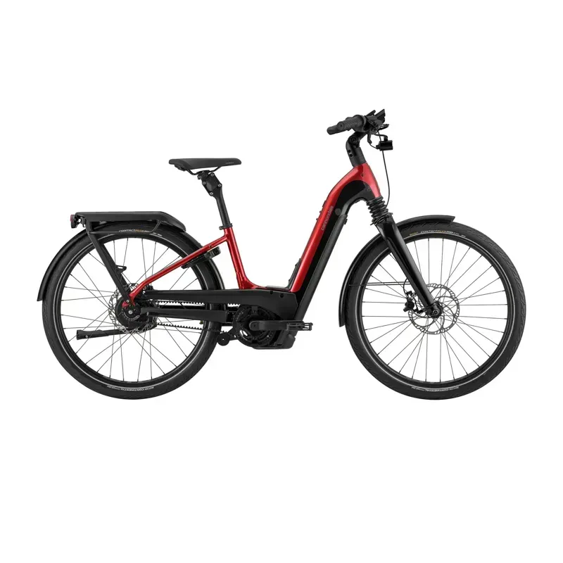 Cannondale Mavaro 1 L/XL Low StepThru eUrban Bike in Candy Red