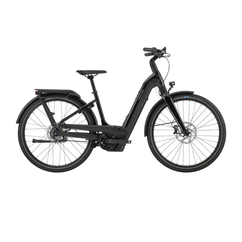 Cannondale Mavaro 2 Low Step-Thru Electric City Bike in Matte Black