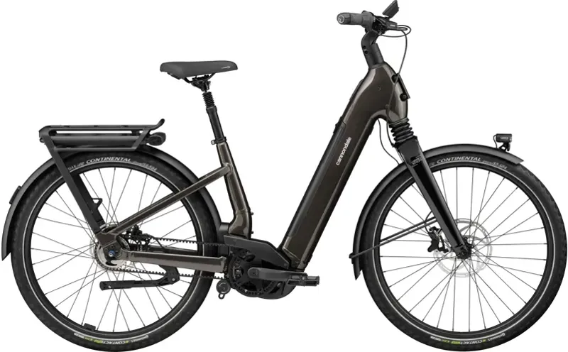 Cannondale Mavaro 2 Low Step-Thru Electric City Bike in Matte Black-2