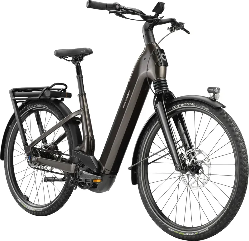 Cannondale Mavaro 2 Low Step-Thru Electric City Bike in Matte Black-3