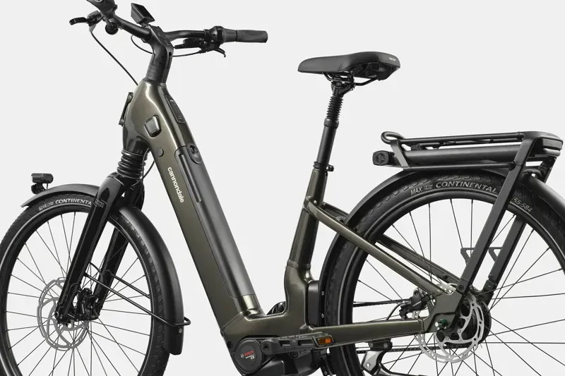 Cannondale Mavaro 2 Low Step-Thru Electric City Bike in Matte Black-8