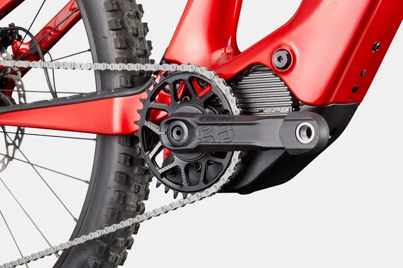 Cannondale Moterra SL 2 Electric Mountain Bike in Red-3