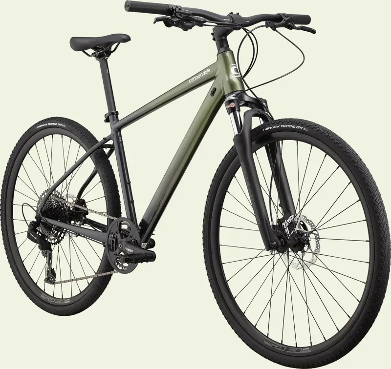 Cannondale Quick CX 1 Hybrid Bike in Mantis Green-2