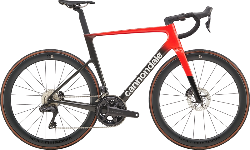 Cannondale SuperSix EVO Hi-MOD 2 58cm Road Race Bike in Rally Red