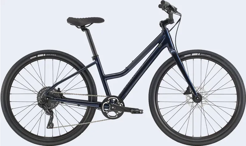 Cannondale Treadwell 2 Remixte Hybrid City Bike in Midnight Blue