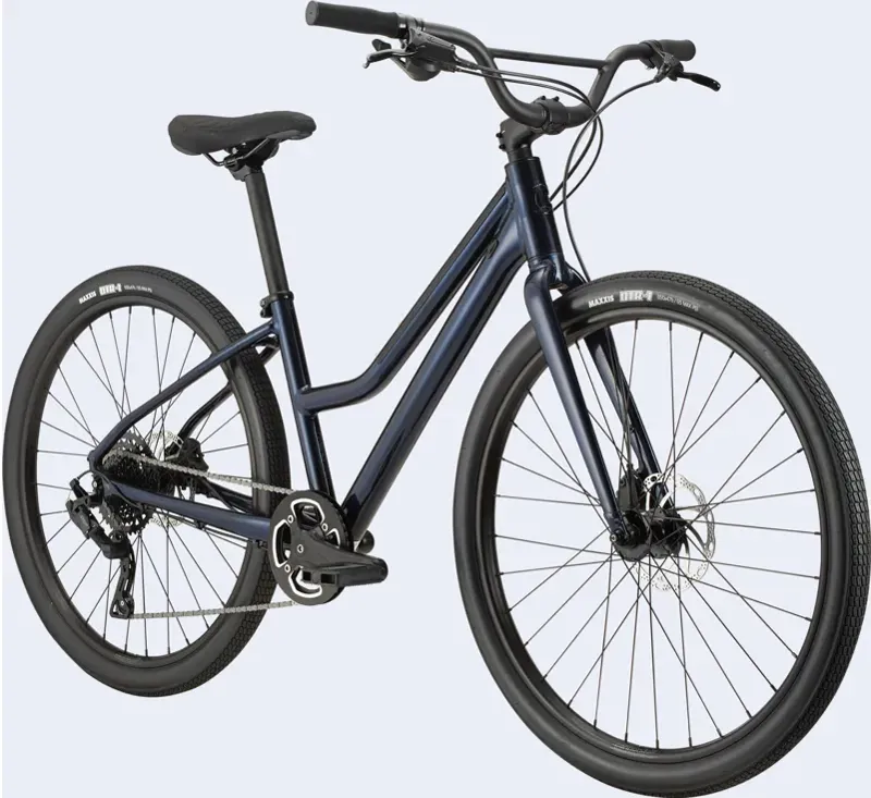 Cannondale Treadwell 2 Remixte Hybrid City Bike in Midnight Blue-1