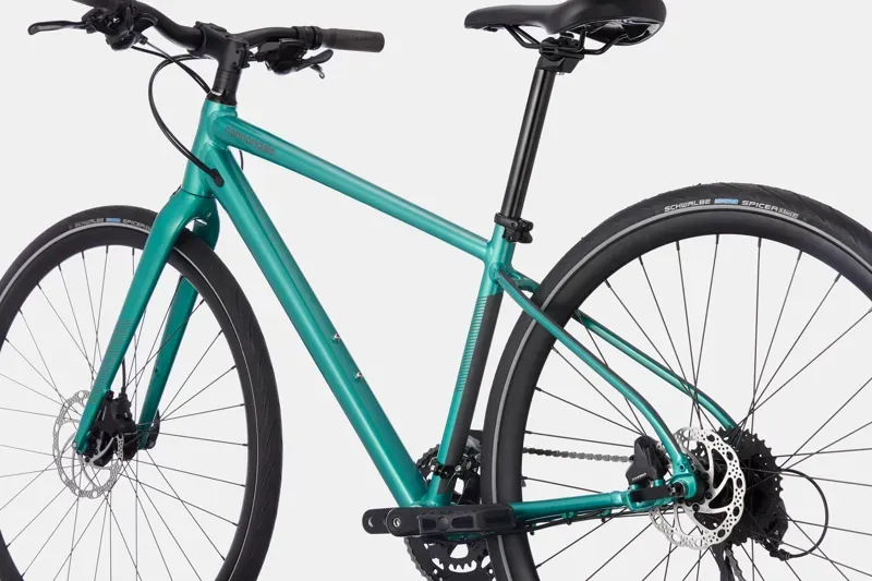 Cannondale Women's Quick 3 Hybrid Bike in Turquoise-6