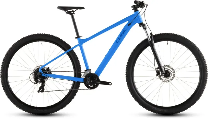 Cube Aim One Mountain Bike in Marlin Blue/Reflex
