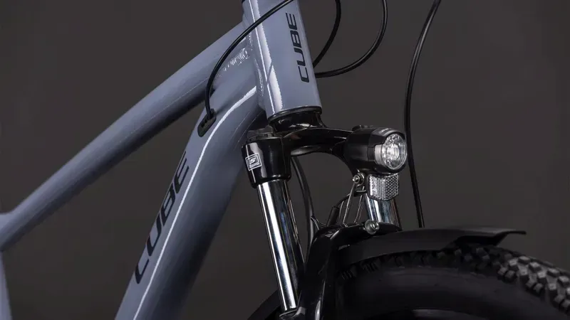 Cube Aim One FE Mountain Bike in Smoke/Black-4