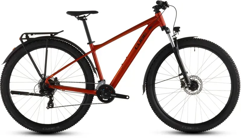 Cube Aim One FE Mountain Bike in Sundowner/Black