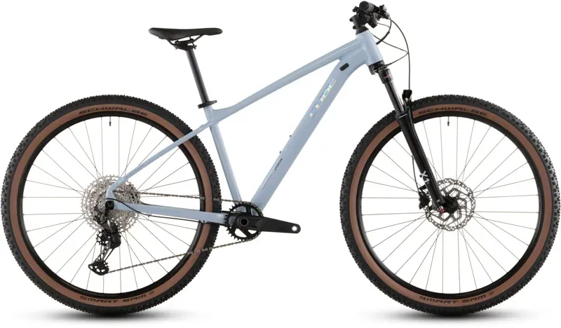 Cube Attention Pro Mountain Bike In Ice Blue/Prism