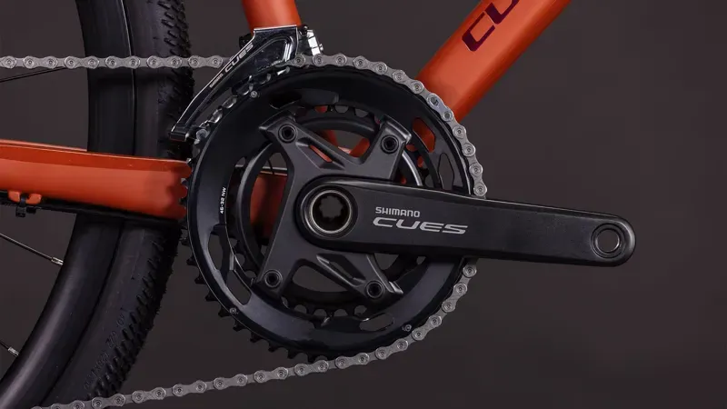 Cube Nulane Race Gravel Bike in Amber/Black-5