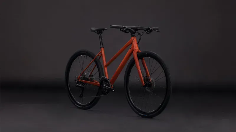 Cube Nulane Race Gravel Bike in Amber/Black-8