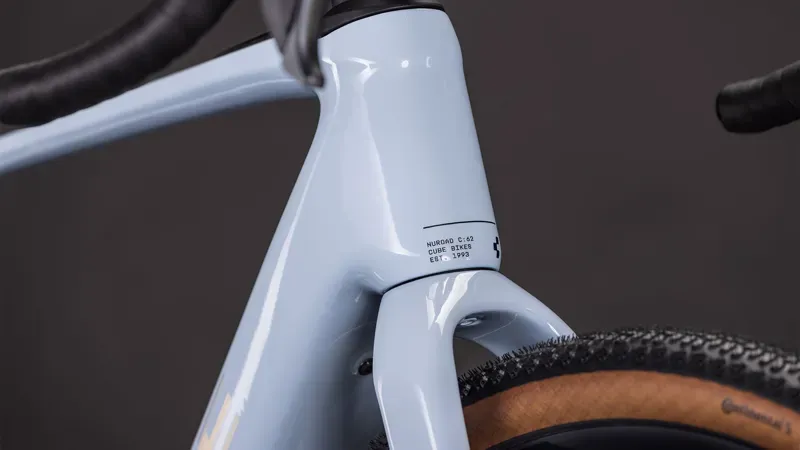 Cube Nuroad Hybrid C:62 SLX 400x E-Gravel Bike in Ice Blue/Prism-6