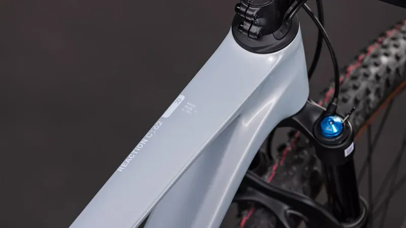 Cube Reaction C:62 Race Mountain Bike in Fog Grey/White-2