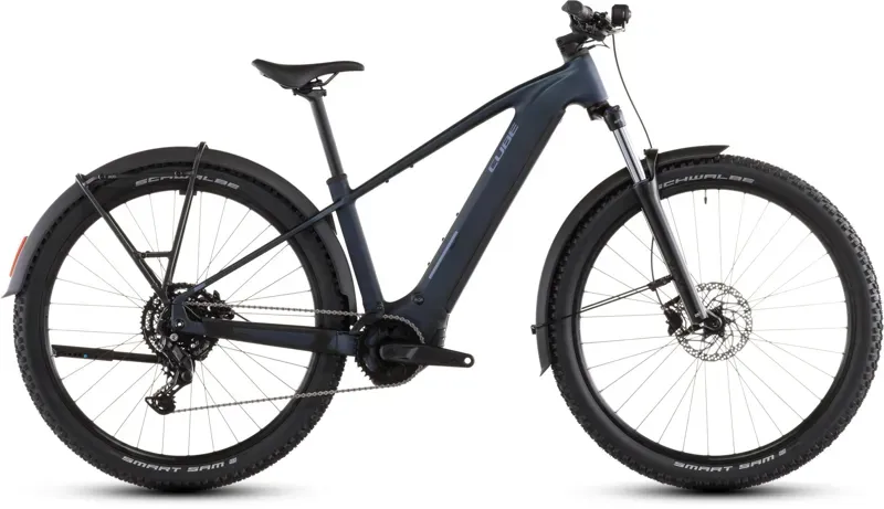 Cube Reaction Hybrid Performance 600 FE E-MTB In Indigo Blue/Reflex