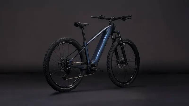 Cube Reaction Hybrid Performance 600 E-MTB in Indigo Blue/Reflex-1