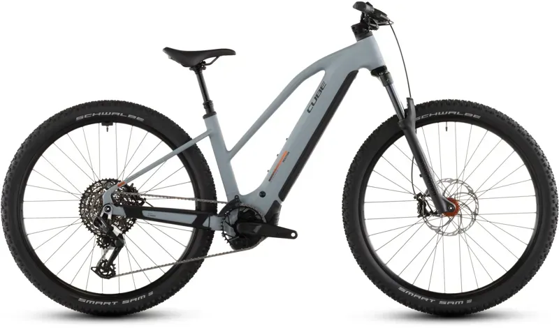 Cube Reaction Hybrid Race 800 E-MTB in Vulcan/Orange-2