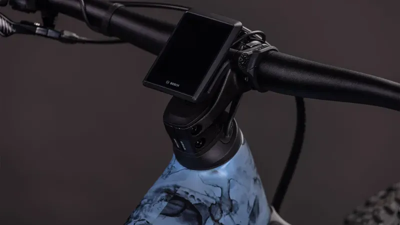 Cube Reaction Hybrid SLT 800 E-Hybrid Bike in Haze Blue/Fume-3