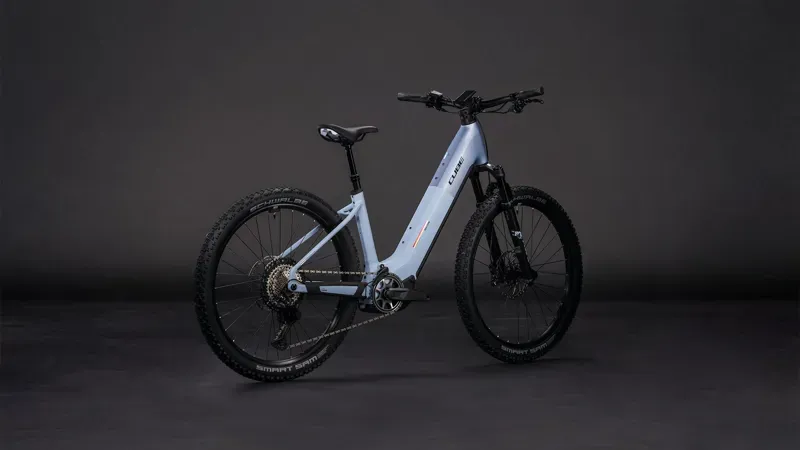 Cube Reaction Hybrid SLX 800 E-MTB in Gauze Grey/Ice Blue-5