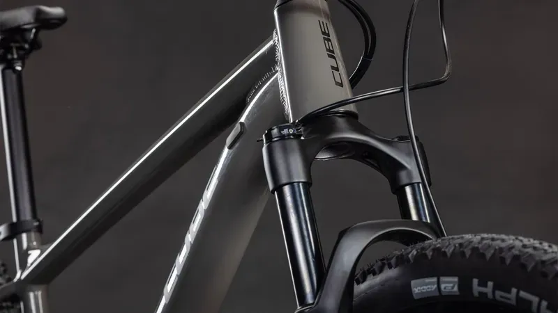 Cube Reaction Pro Mountain Bike In Old Grey/Black-6