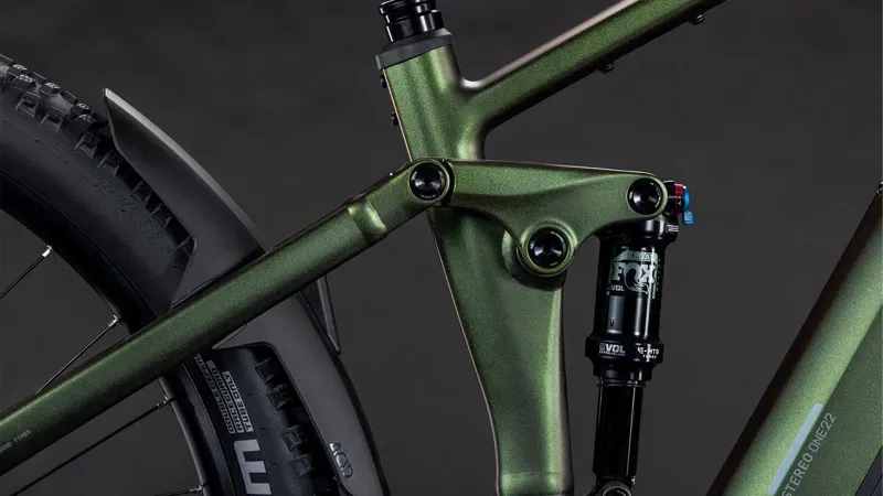 Cube Stereo Hybrid One22 SLX 800 E-MTB in Stellar Green-3