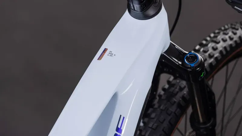 Cube Stereo Hybrid One44 EX 800 E-MTB in Ice Blue/Prism-2