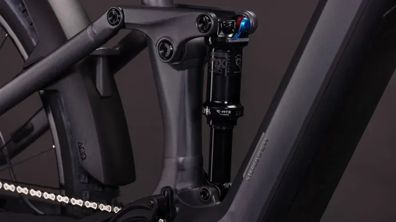 Cube Stereo Hybrid One44 Exc 800 E-MTB in Iron Grey/Chrome-5