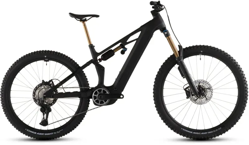 Cube Stereo Hybrid One77 HPC AT 800 E-MTB In Carbon/Gold