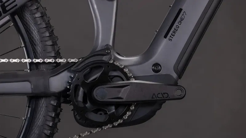 Cube Stereo Hybrid One77 HPC Race 800 E-MTB in Iron Grey/Black-4