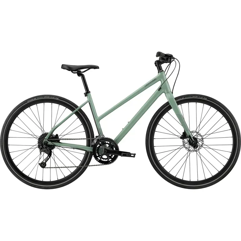 Cannondale Quick 3 Remixte Medium Hybrid Bike in Sage Green