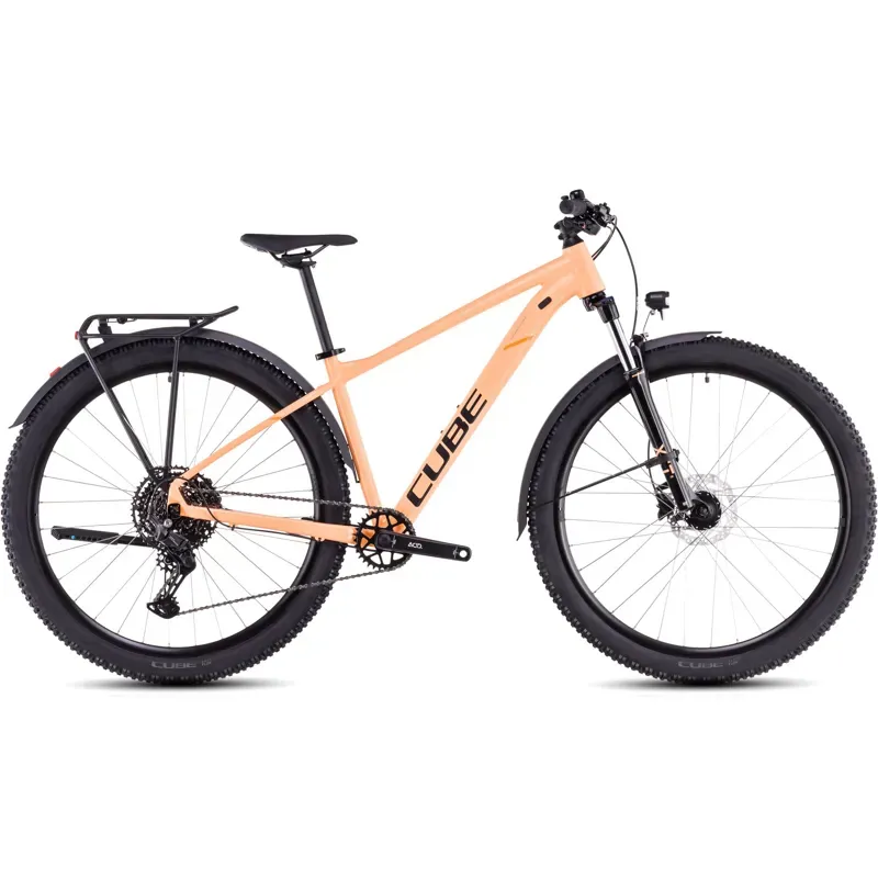 Cube Aim Race Allroad Mountain Bike in Tangerine/Black
