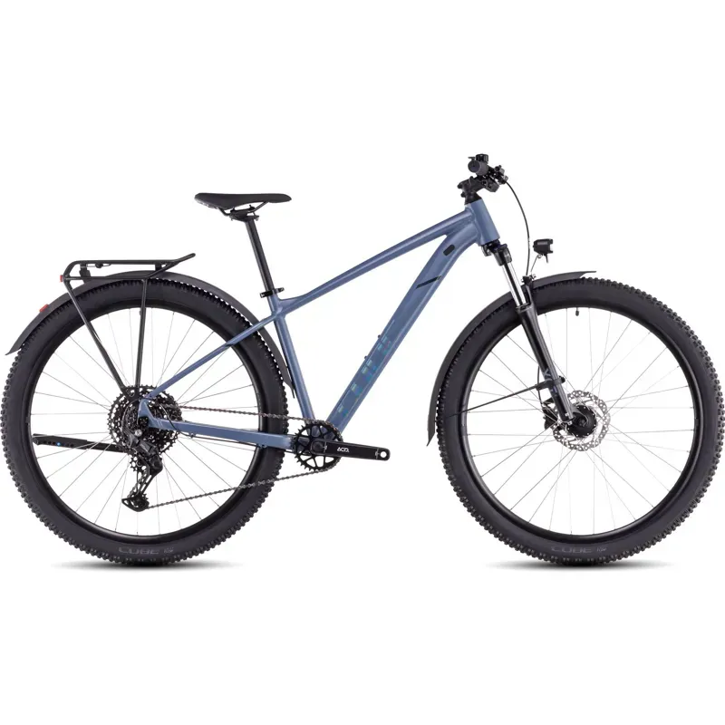 Cube Aim Race Allroad Mountain Bike in Wolf Grey/Black