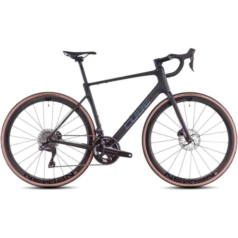 Cube Attain c:62 SLT Road Race Bike in Carbon/Rainbow