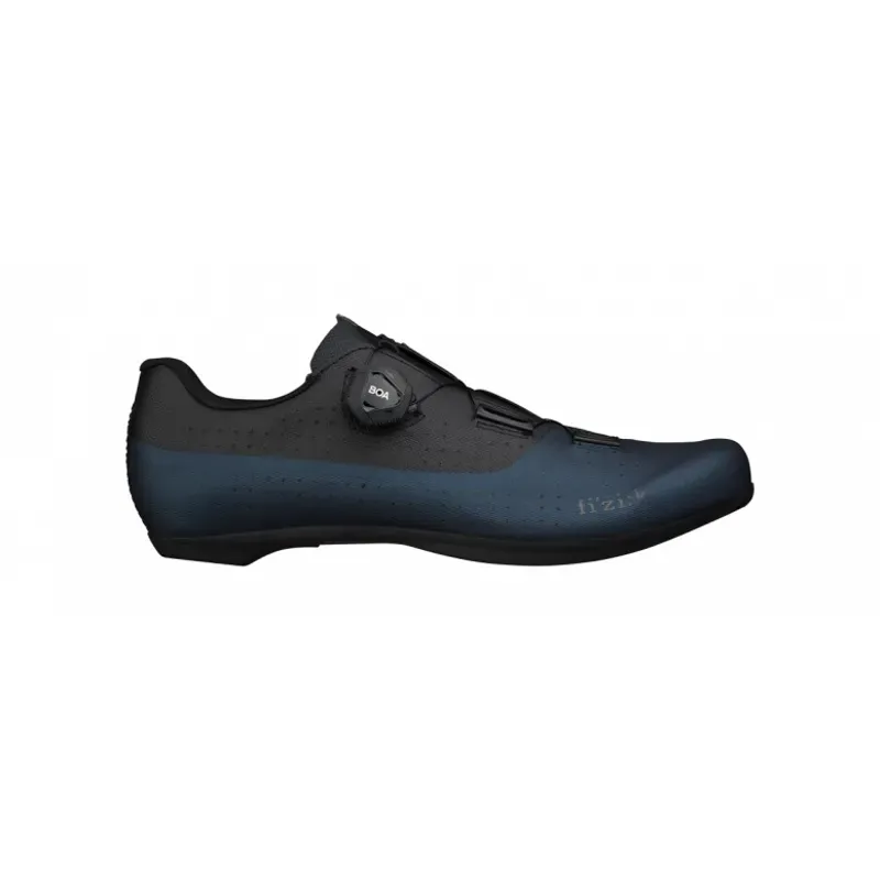 Fizik R4 Tempo Overcurve Wide Road Shoes in Blue/Black 