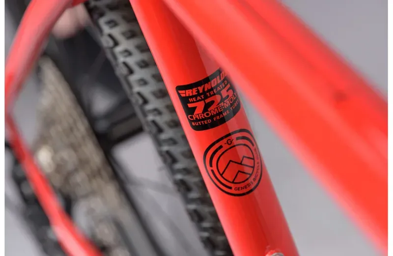 Genesis Croix De Fer 20 Steel Gravel Bike in Red-6