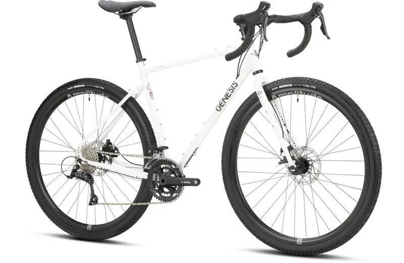 Genesis Croix De Fer 10 Gravel Bike in White-1