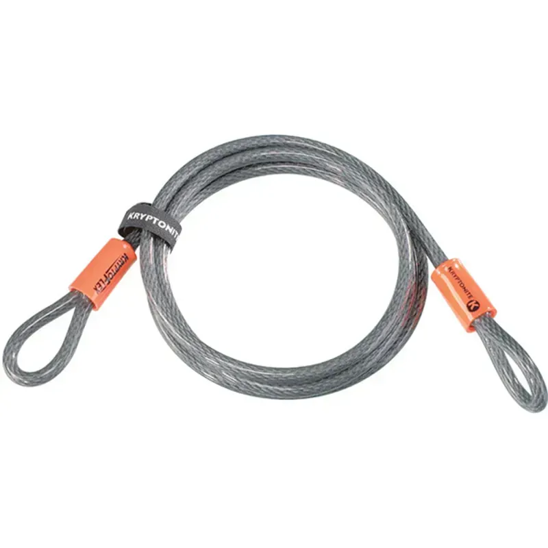 Kryptonite Kryptoflex 7ft Cable Lock in Grey/Orange