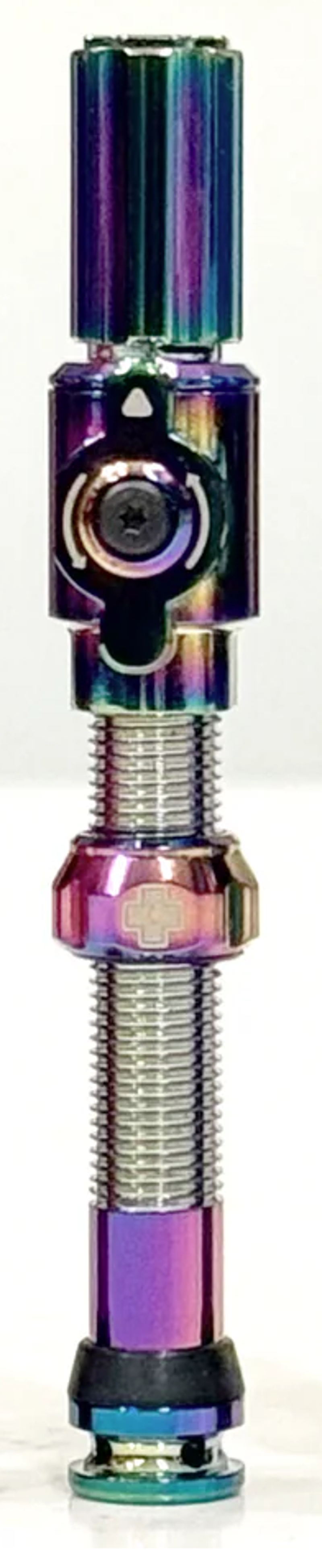 Muc-Off Big Bore Lite Small 75mm Presta Valve Pair in Iridescent