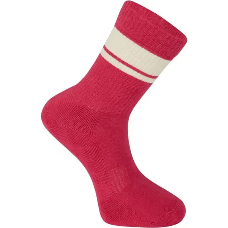 Madison Roam Isoler Crew Sock In Magenta Pink