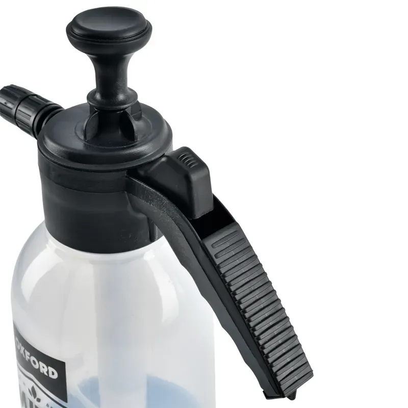 Oxford Mint 2-litre Snow Foam Bottle in Clear/Black-2
