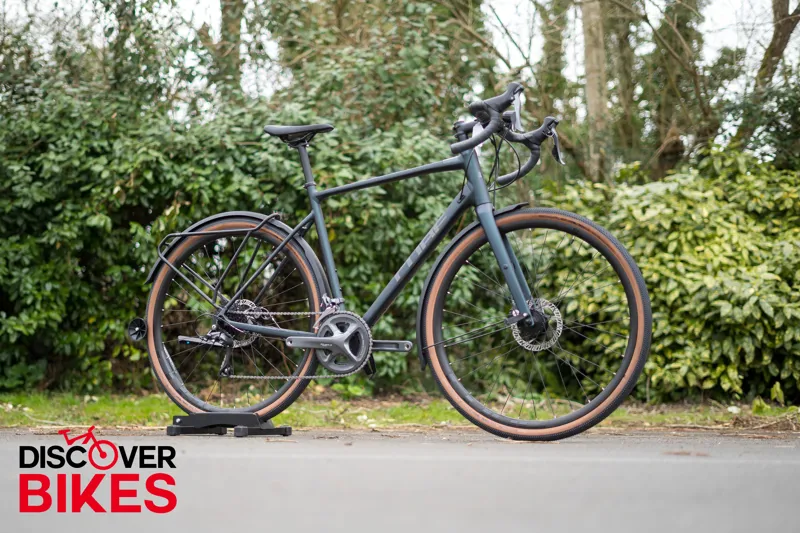 Cube Nuroad FE Gravel Bike in Deep Blue/Metal Grey