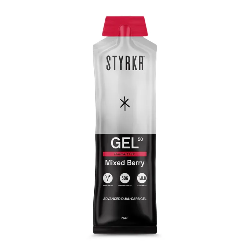 STYRKR - GEL50 Mixed Berry Dual-Carb Energy Gel Single
